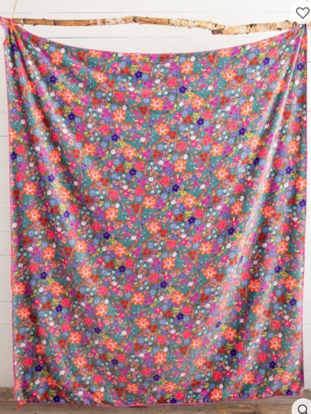 Natural Life Blessings XL Inspirational Patchwork Blanket or Wall Hanging - Picture 3 of 4